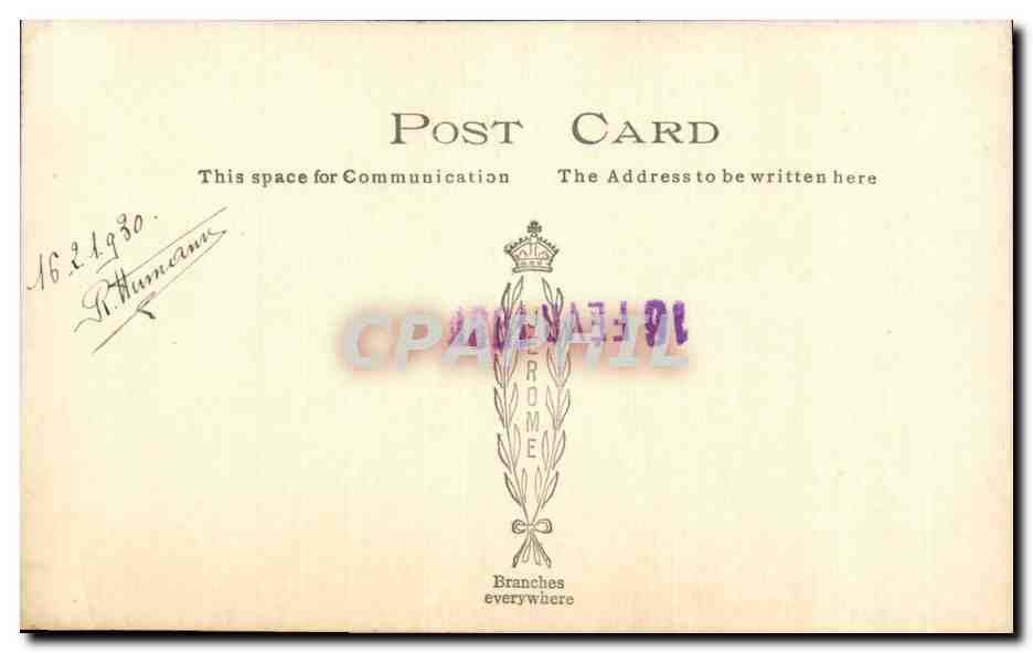 CARTE PHOTO Fantaisie - Hommes - handsome young man - CPA  — Rückseite