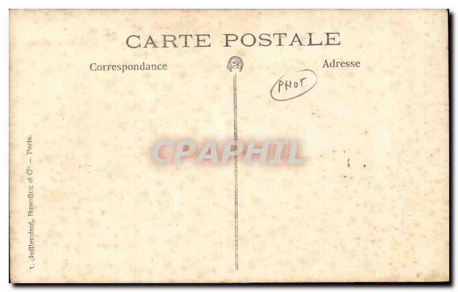 CARTE PHOTO Fantaisie - Hommes - older man - CPA  — Rückseite