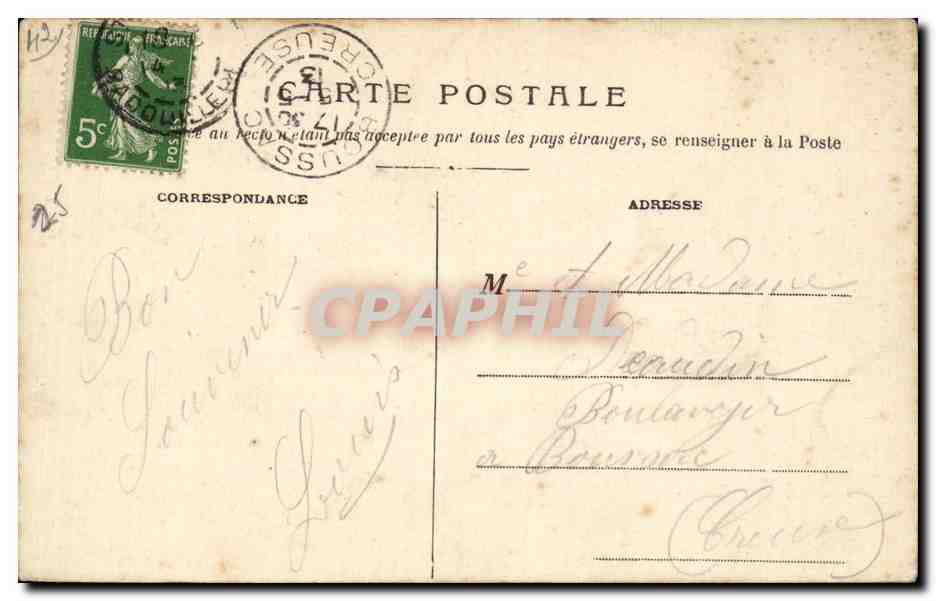 Saint Etienne - Le Palais de Justice - CPA  — Rückseite