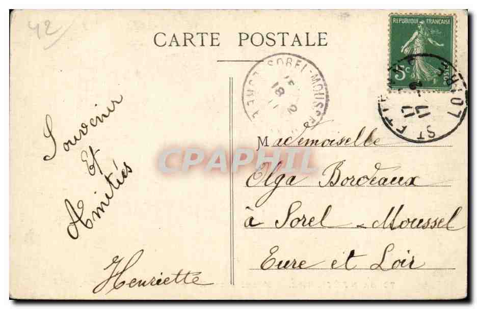 Saint Etienne - Manufacture Nationale d'Armes - CPA  — Rückseite