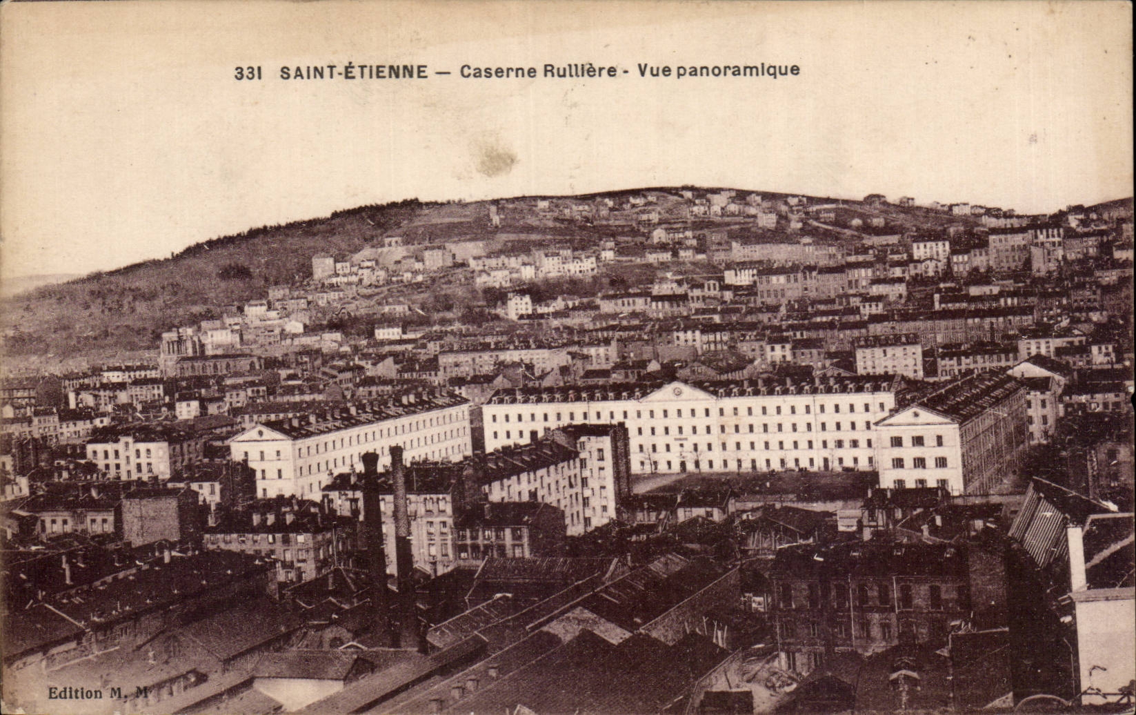 Saint Etienne - Caserne Rulliere - Vue Panoramique - CPA 