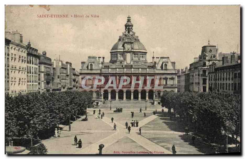 Saint Etienne - Hotel de Ville - CPA 