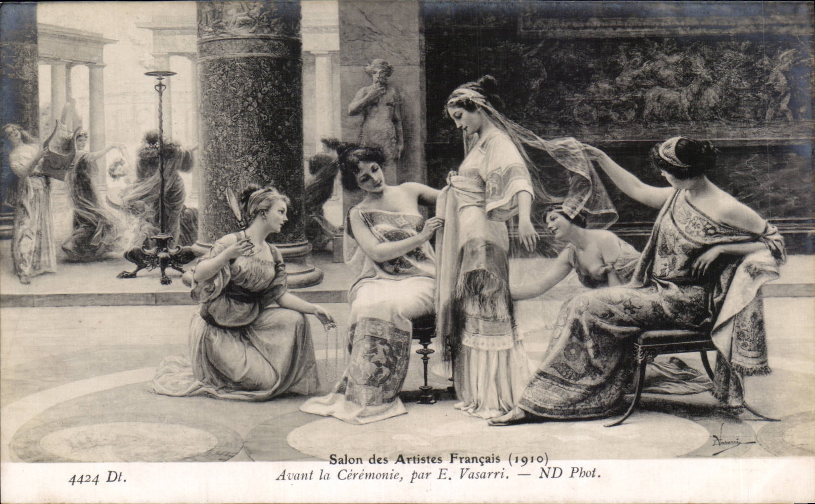 Salon des Artistes Francais - 1910 - Grece - Greece - Avant la Ceremonie Vasarri - CPA 