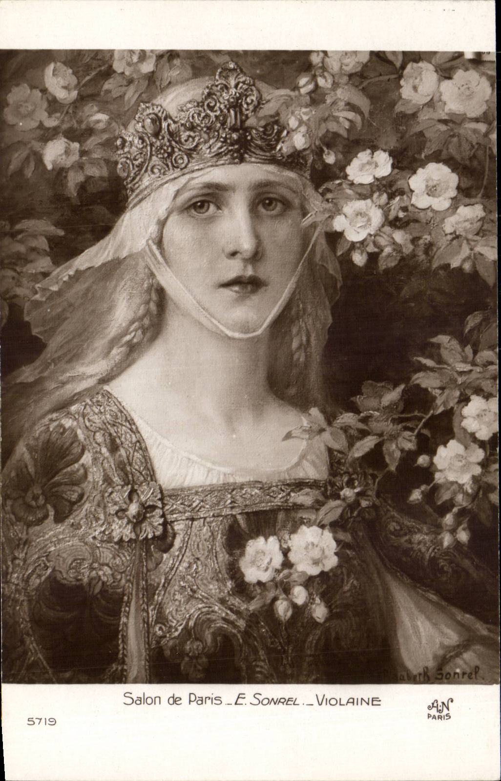 Salon de Paris — E. Sonrel — Violaine