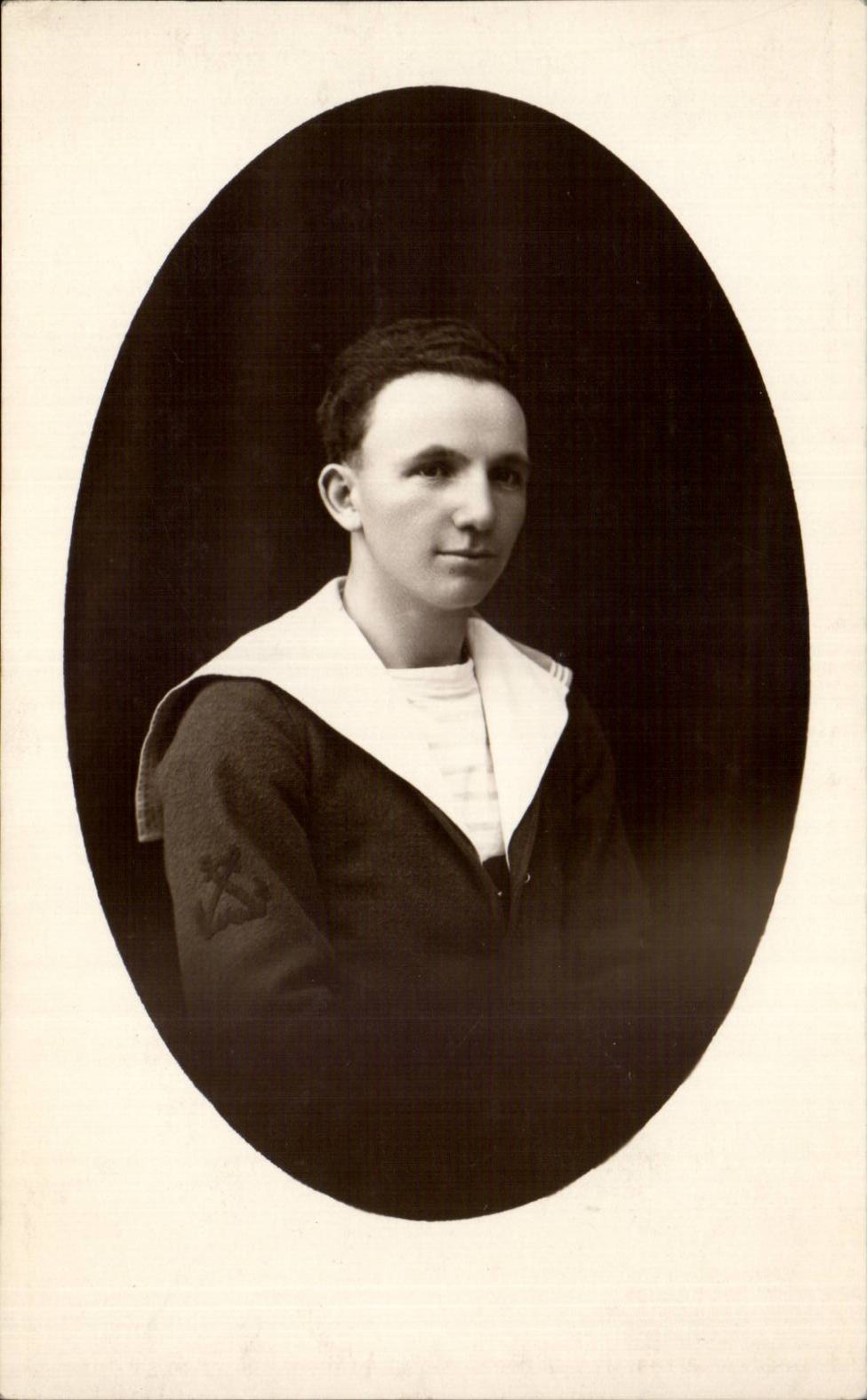 CARTE PHOTO Homme Marin Sailor