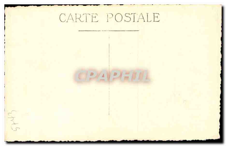 CARTE PHOTO Femme — Verso