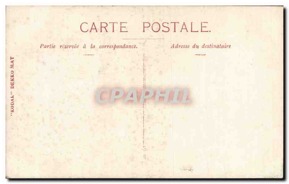 CARTE PHOTO Femme — Rückseite
