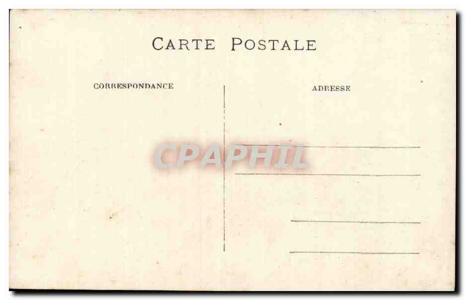 CARTE PHOTO Femme — Rückseite