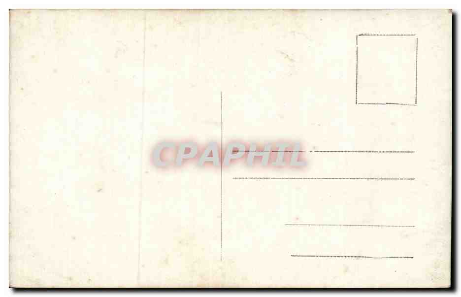 CARTE PHOTO Femme — Verso