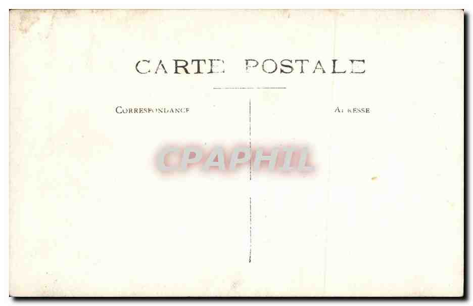 CARTE PHOTO Femme — Rückseite