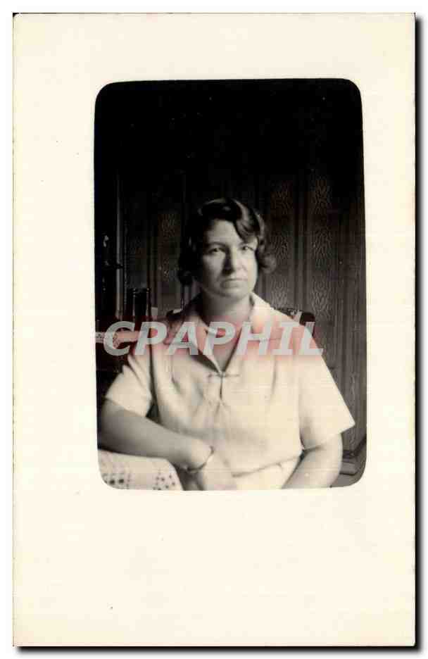 CARTE PHOTO Femme