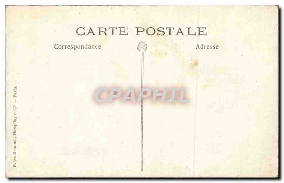 CARTE PHOTO Femme — Verso