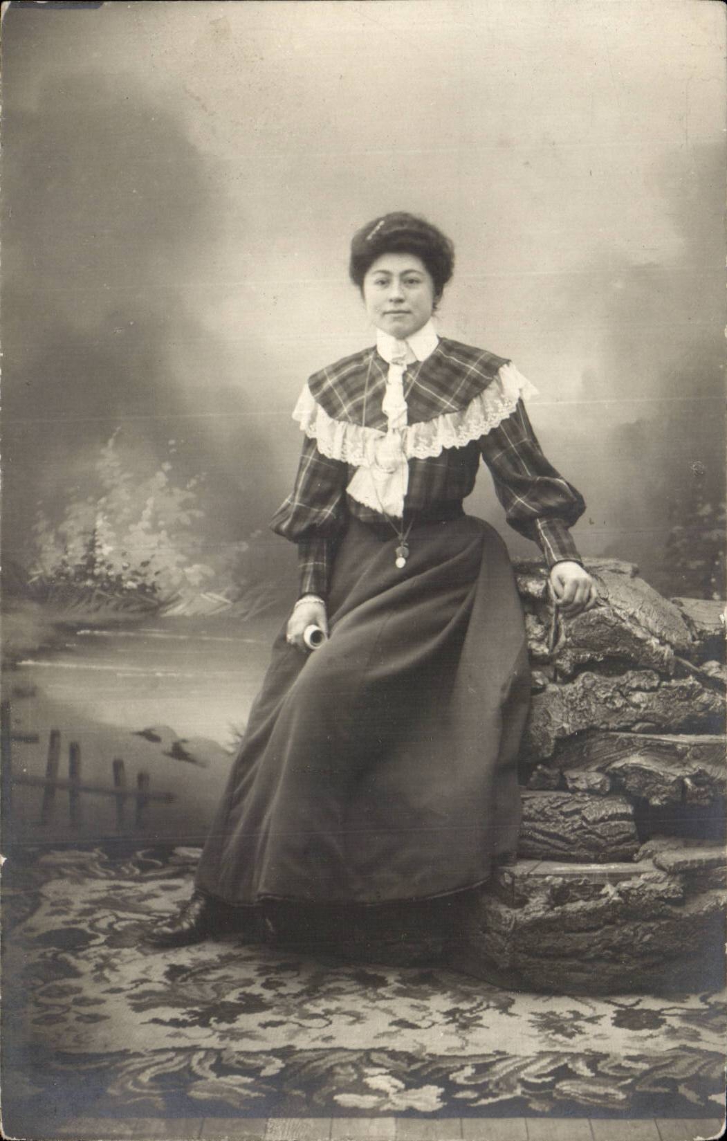 CARTE PHOTO Femme