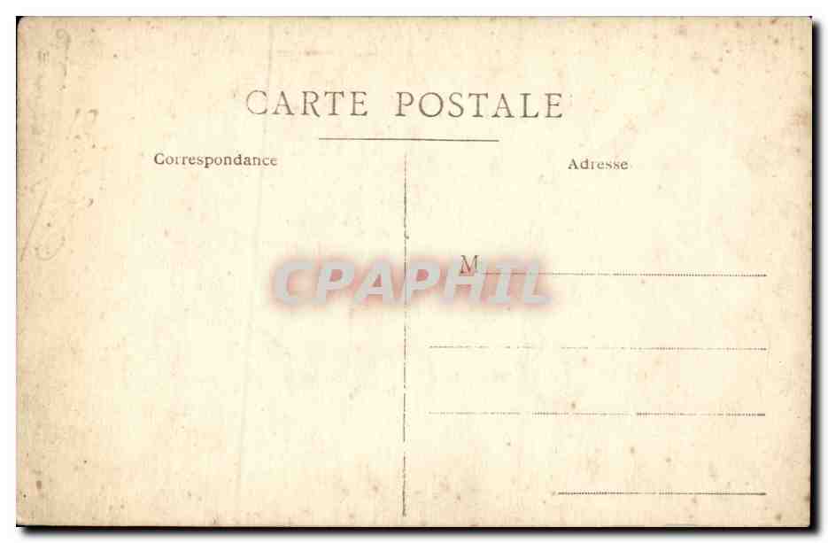 CARTE PHOTO Jeune femme — Rückseite