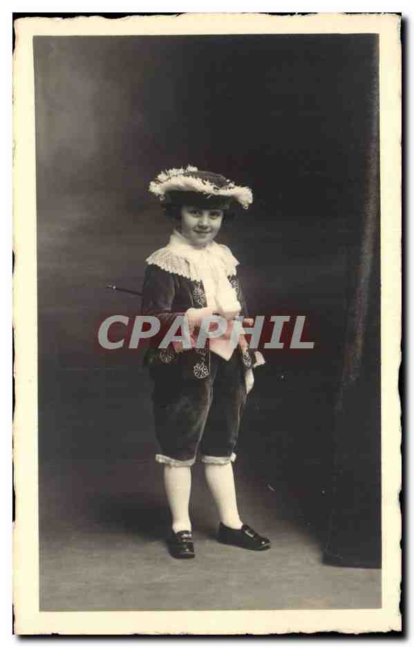 CARTE PHOTO Jeune garcon