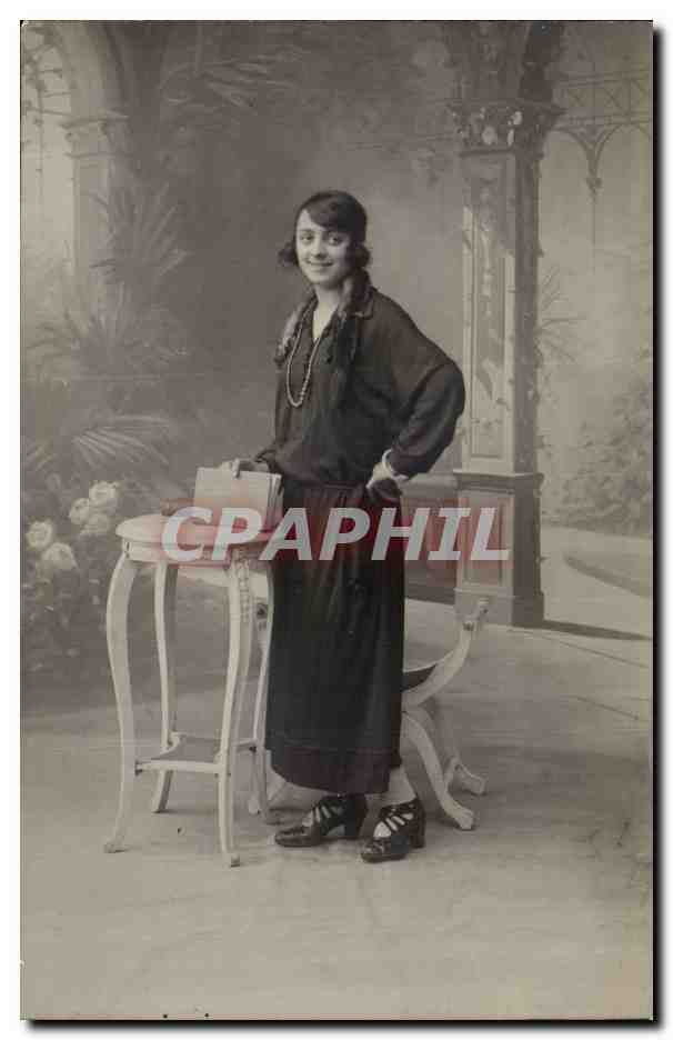 CARTE PHOTO Femme 