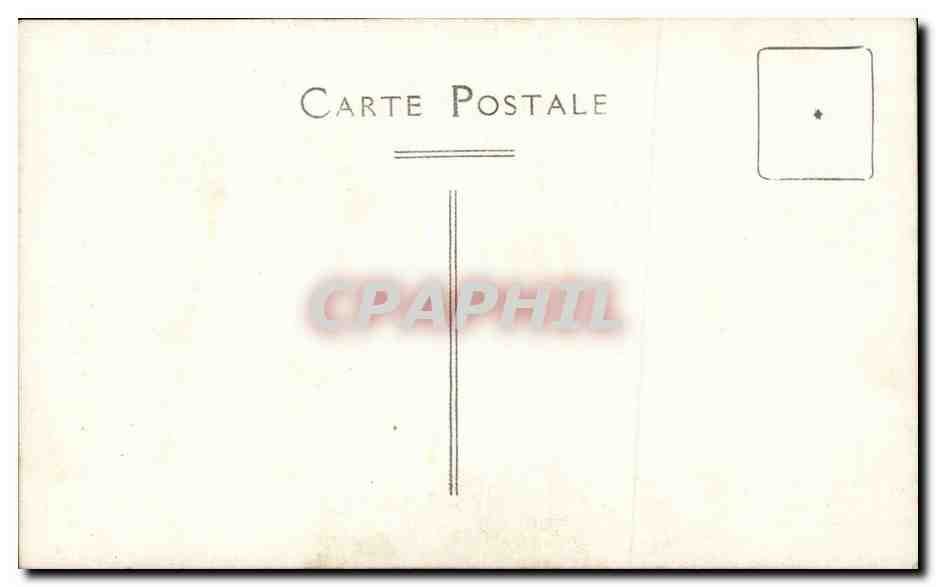 CARTE PHOTO Femme  — Rückseite