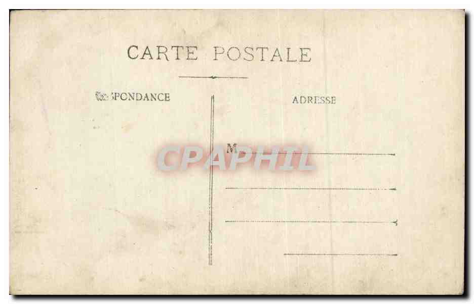 CARTE PHOTO Femme  — Verso