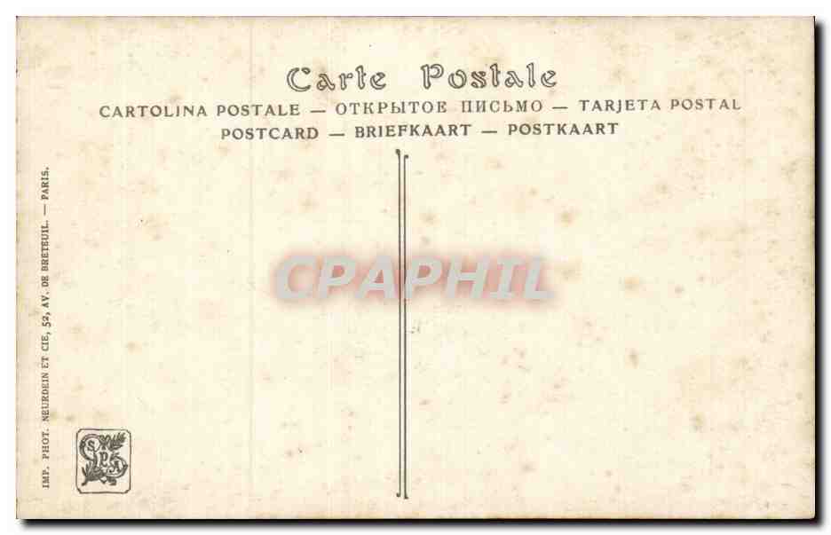 CPA Fantaisie Salons de Paris Alfred Weber Derniers rayons ! — Verso