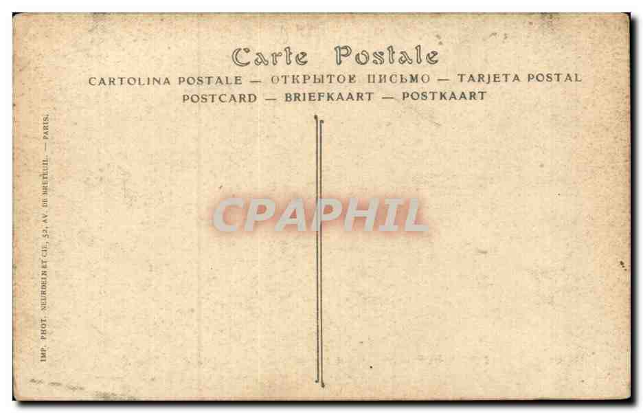 CPA Fantaisie Salons de Paris Fernand Ropion Avant l'orage Bords du bassin d'Arcachon  — Verso