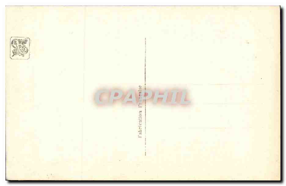 CPA Fantaisie Salon de Paris Silbert Benedicite Grace — Verso