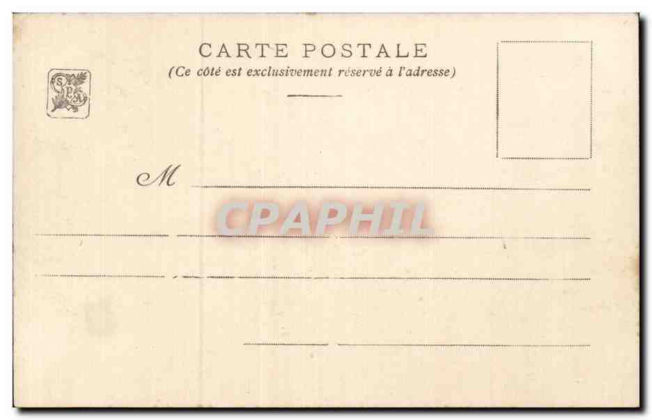 CPA Fantaisie Salon 1903 Etcheverry  — Verso