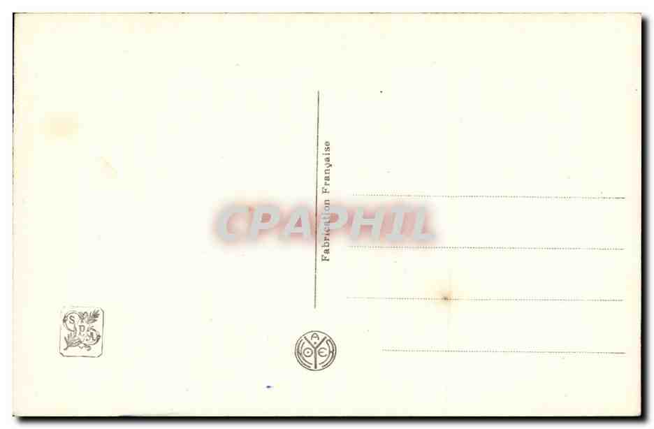 CPA Fantaisie Salon de Paris Bail Franck Les fleurs — Verso