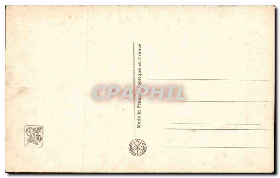 CPA Fantaisie Salon de Paris Eschbach Neige — Verso