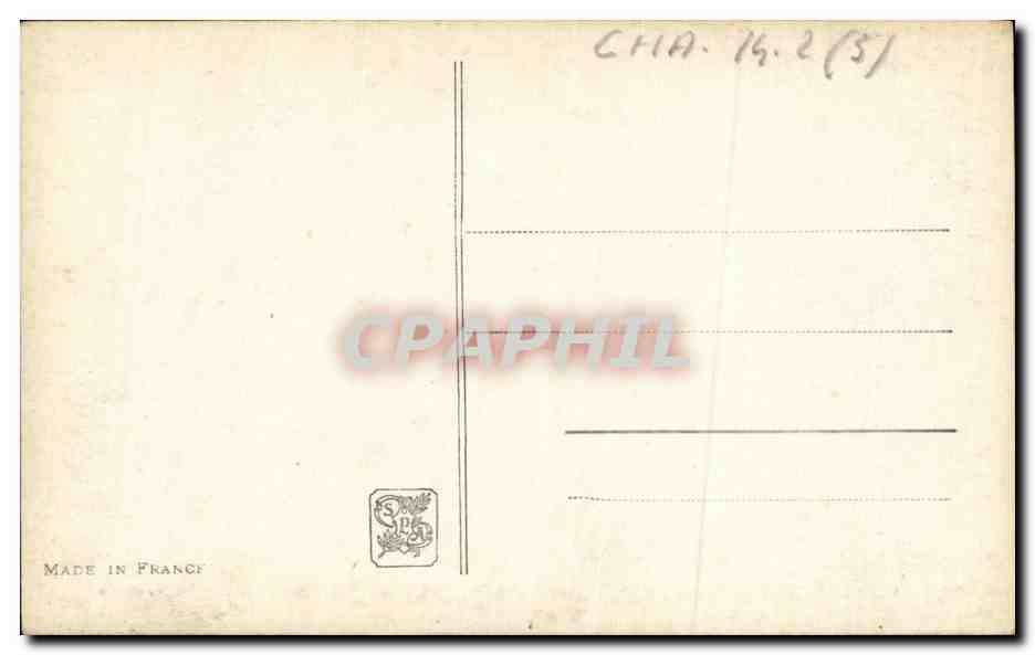 CPA Fantaisie Salons de Paris 1914 Barnoin Etude — Verso