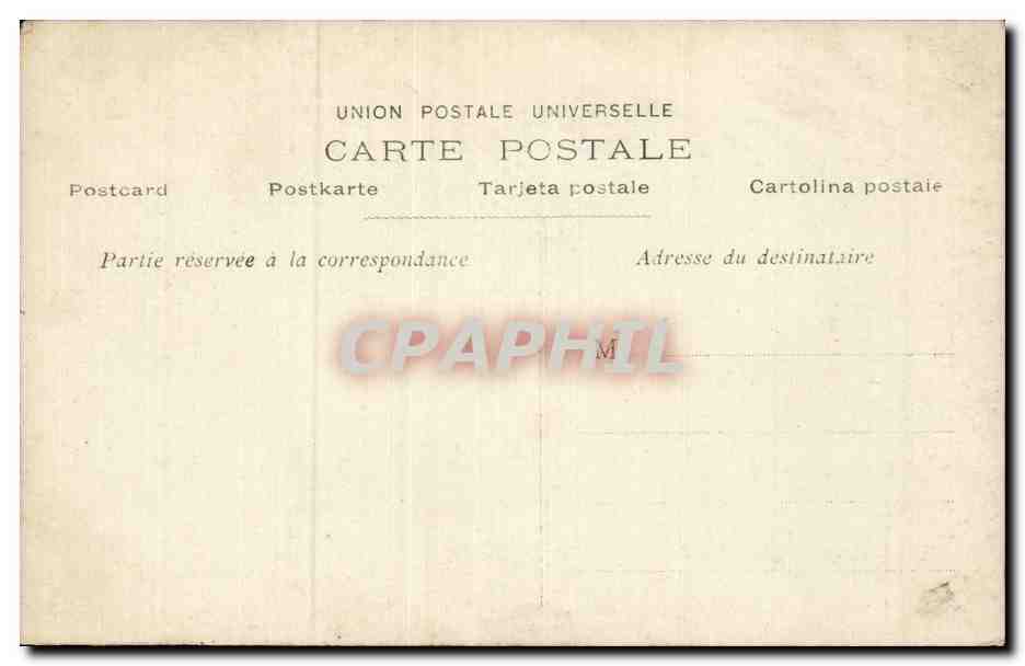 CPA Fantaisie Salon 1913 Henri Villain Jeune fille hollandaise Cousant — Verso