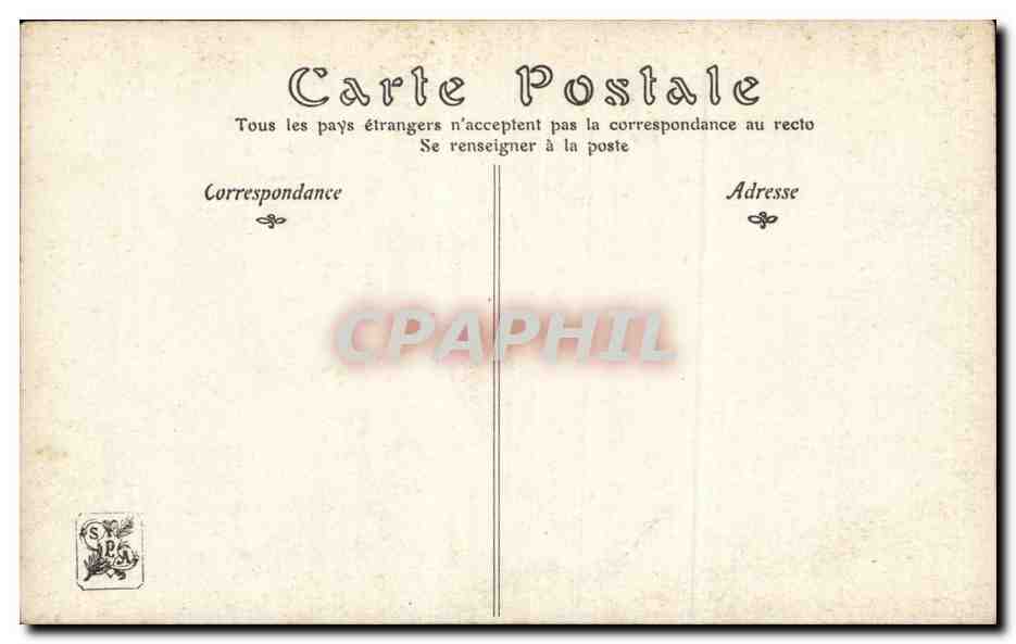CPA Fantaisie Salon 1907 Les devotes par Lucien Jonas — Verso