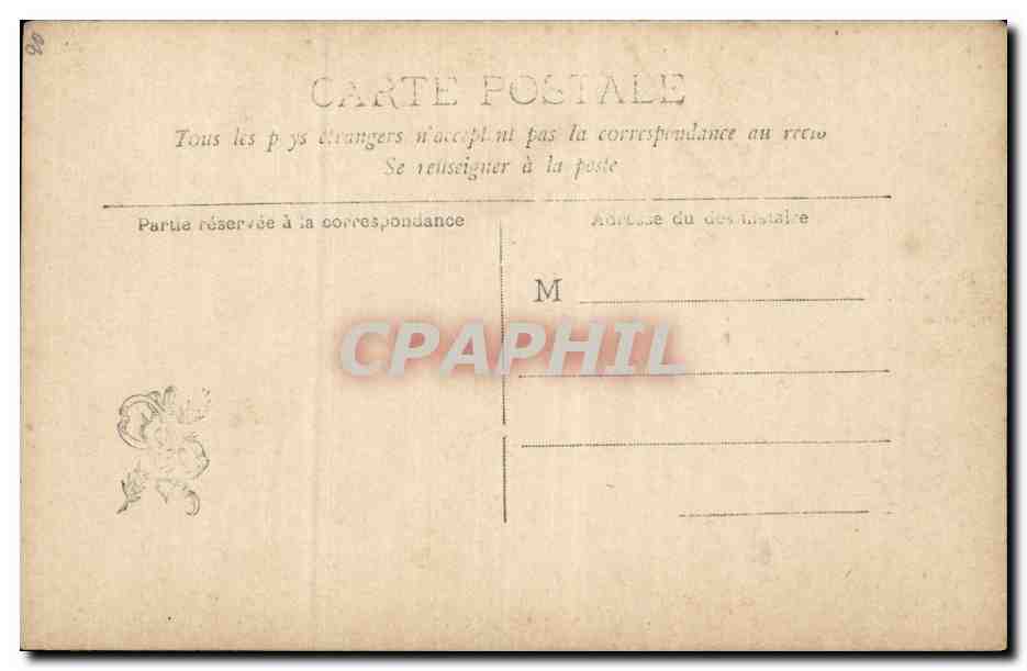CPA Fantaisie Salon 1905 Les vieilles par Lucien Jonas — Verso