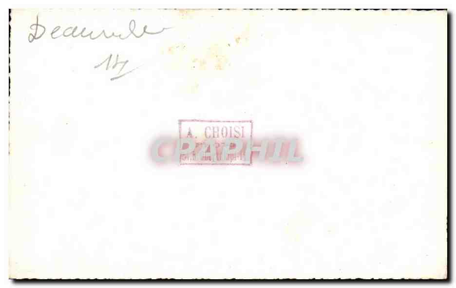 CARTE PHOTO Deauville Femme et enfant — Rückseite