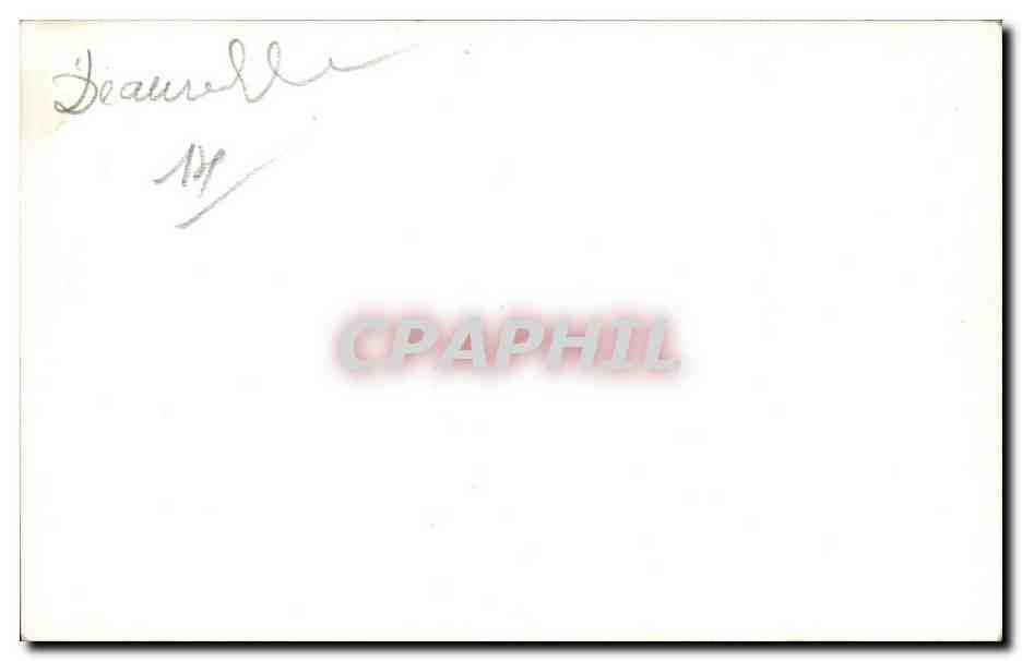 CARTE PHOTO Deauville Femme — Rückseite