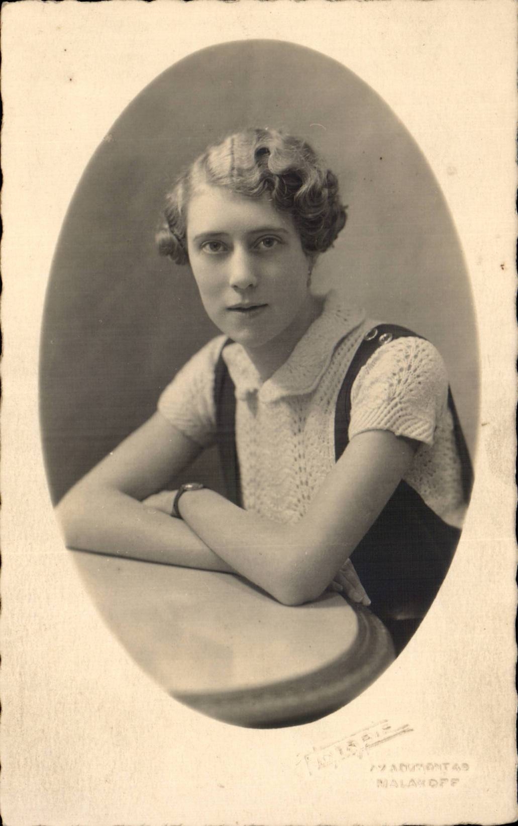 CARTE PHOTO Femme