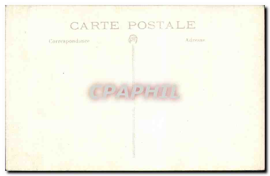 CARTE PHOTO Femme  — Rückseite
