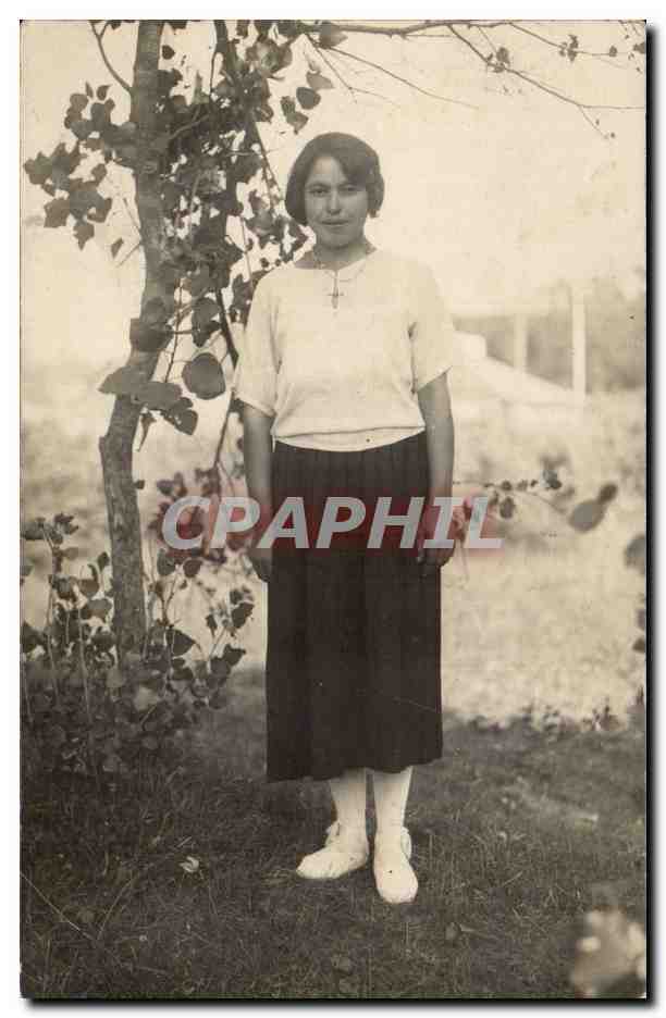 CARTE PHOTO Femme