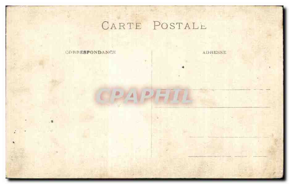 CARTE PHOTO Femme — Rückseite