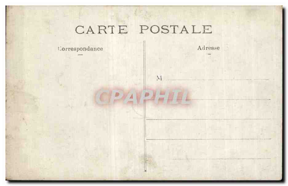 CARTE PHOTO Femme — Verso