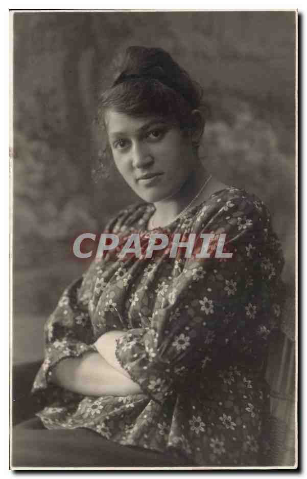 CARTE PHOTO Femme