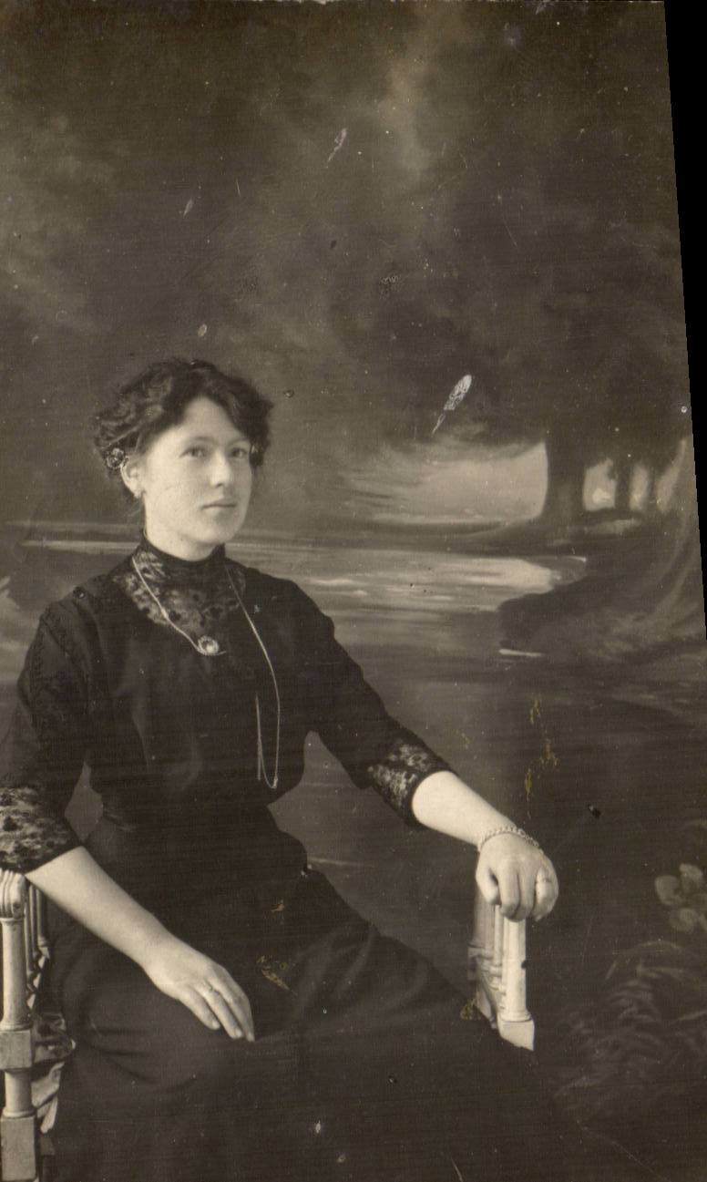 CARTE PHOTO Femme