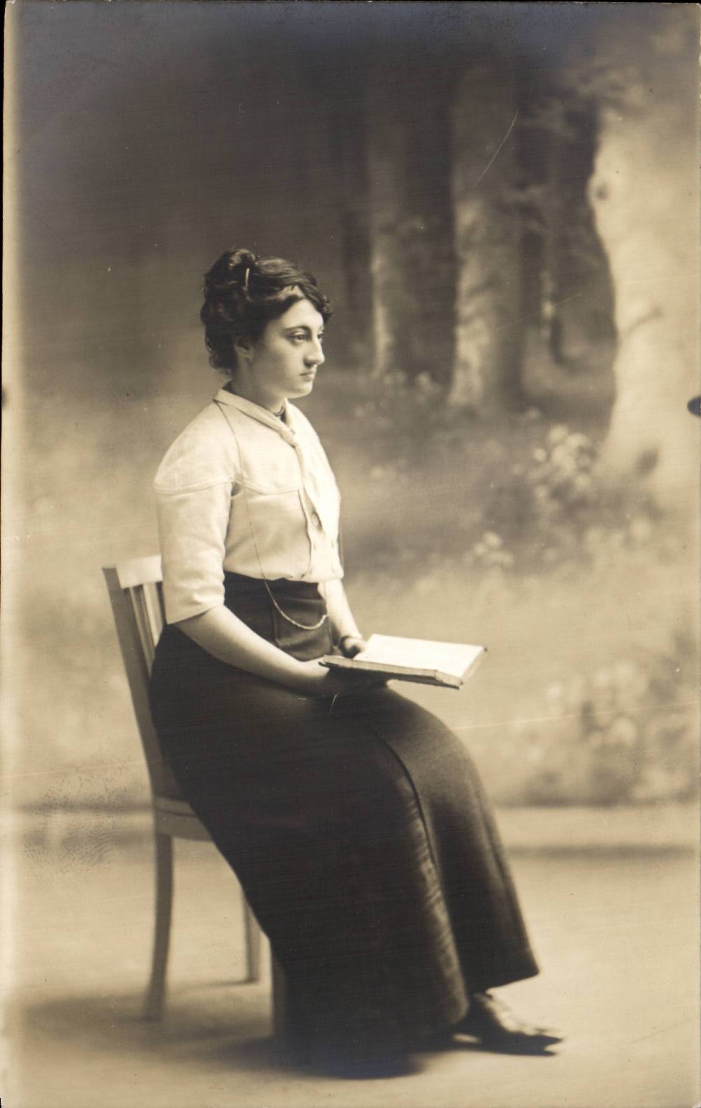 CARTE PHOTO Femme
