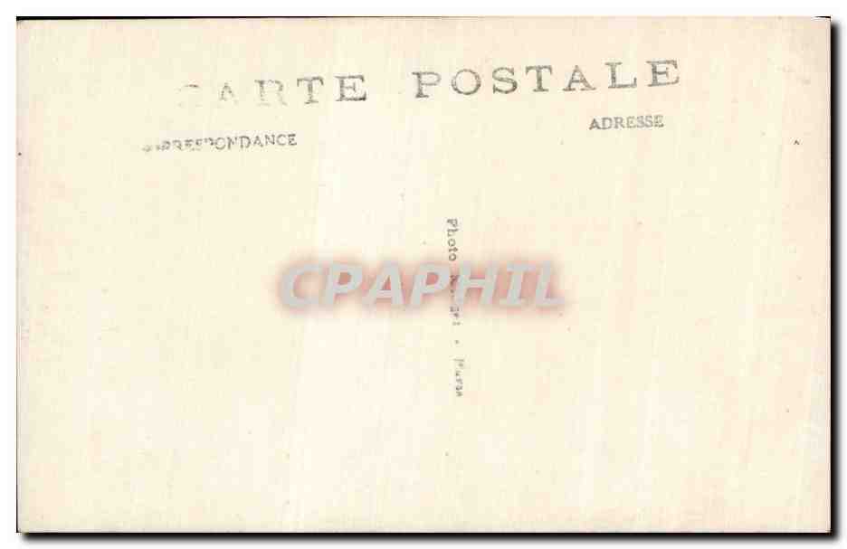 CARTE PHOTO Femme — Verso