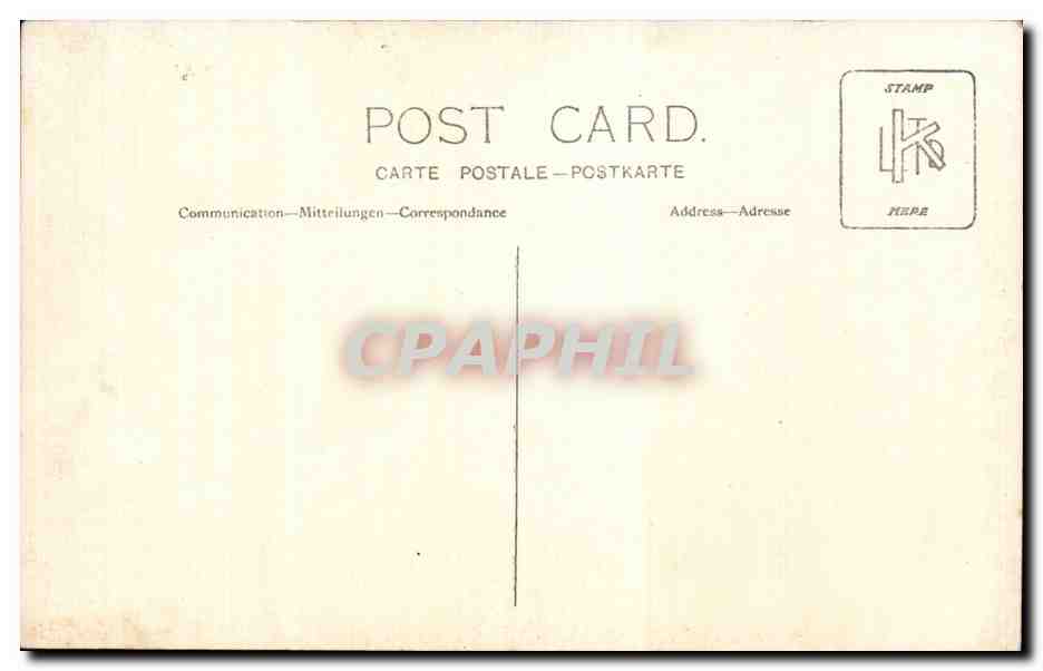 CARTE PHOTO Femme — Rückseite