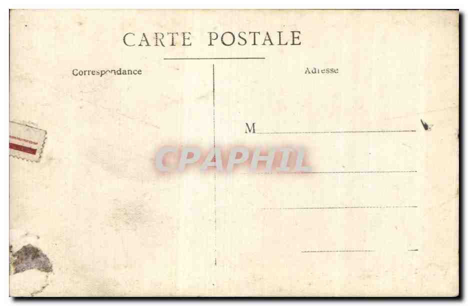 CARTE PHOTO Femme — Rückseite
