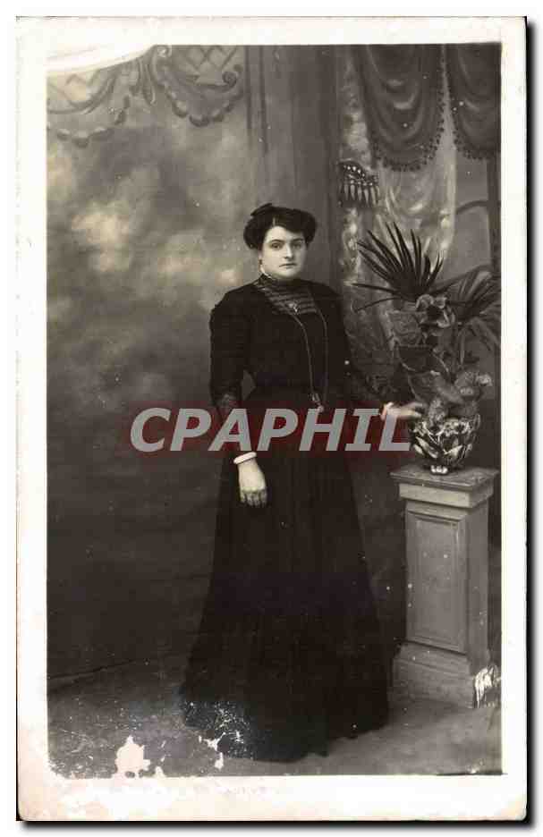 CARTE PHOTO Femme 