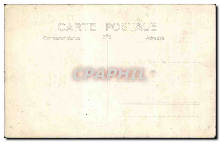 CARTE PHOTO Femme — Rückseite