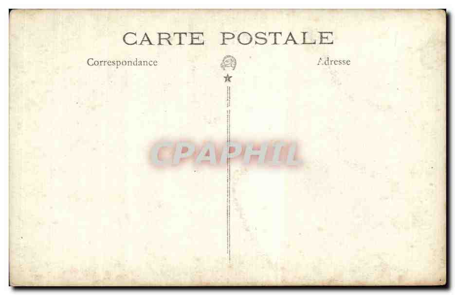 CARTE PHOTO Femme — Verso