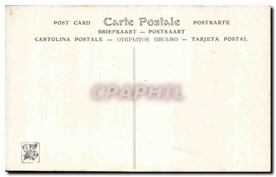 CPA Fantaisie Salon de 1910 Inquietude Maroniez — Verso