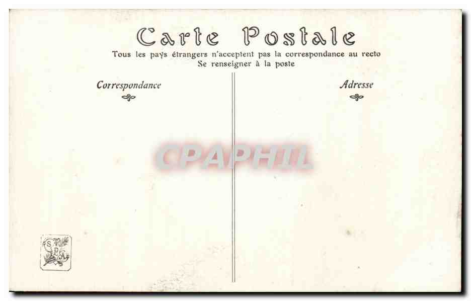 CPA Fantaisie Salon de 1907 Pas de jaloux Rene Chretien  — Verso